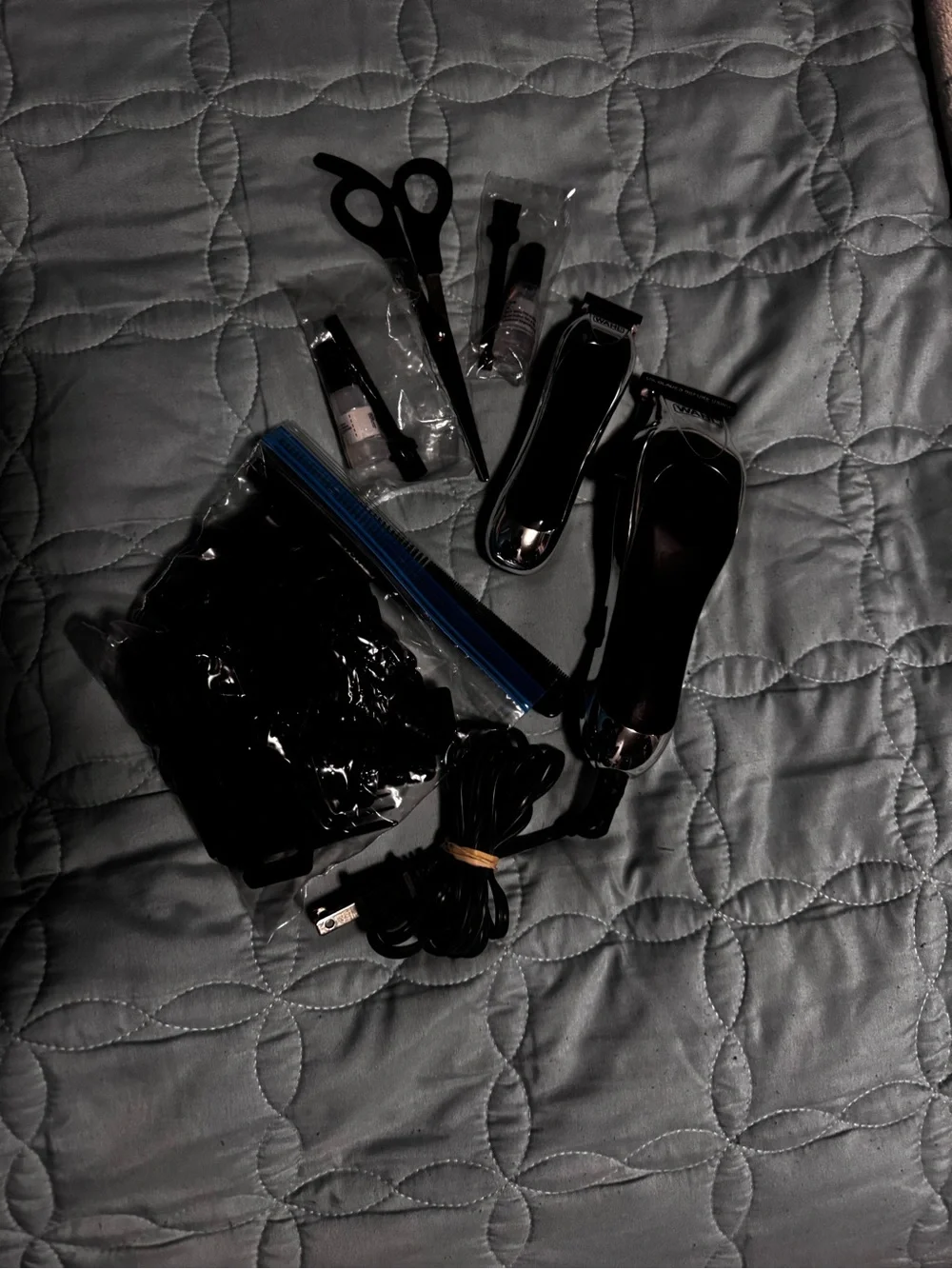 Men's Corded Hair Clipper Kit - Black/Silver